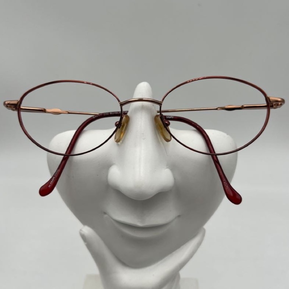 Vintage Savvy Brown Oval Sunglasses Frames